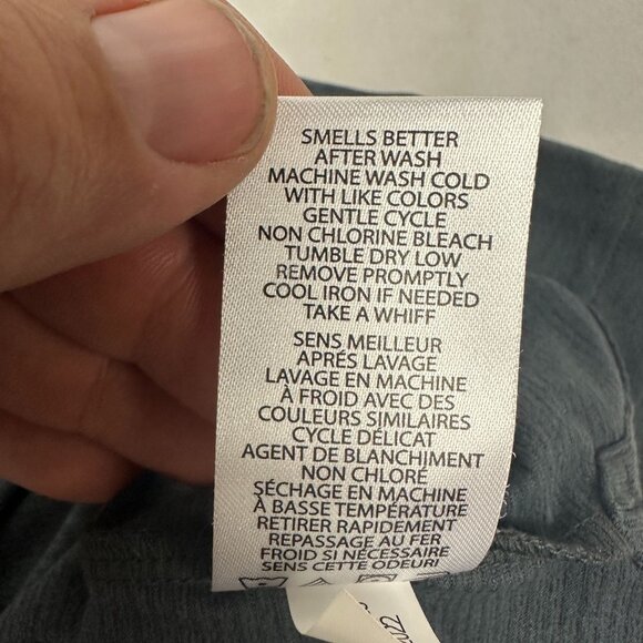 Travis Mathew Mens Polo Shirt  Size Large Gray With Pink & White Stripes - Picture 2 of 10